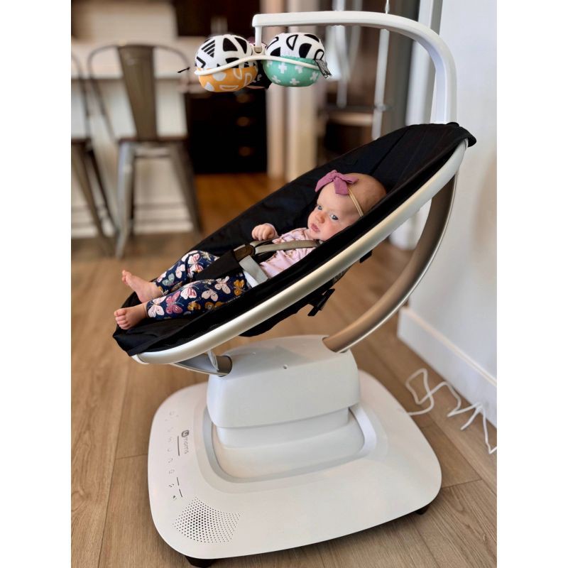slide 6 of 6, 4moms mamaRoo Multi-Motion Baby Swing Smart Connectivity - Black, 1 ct