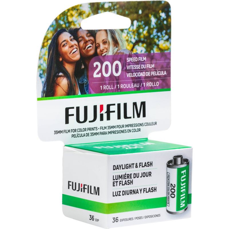 slide 3 of 9, Fujifilm 135 Film for Color Prints: 35mm Format, ISO 200, 36 Exposures, 1 ct