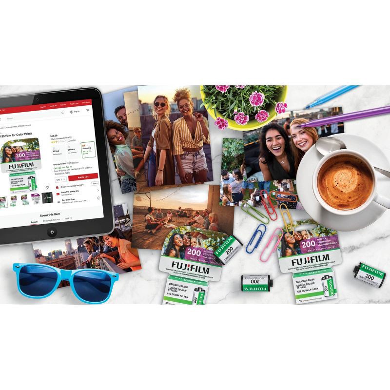 slide 9 of 9, Fujifilm 135 Film for Color Prints: 35mm Format, ISO 200, 36 Exposures, 1 ct