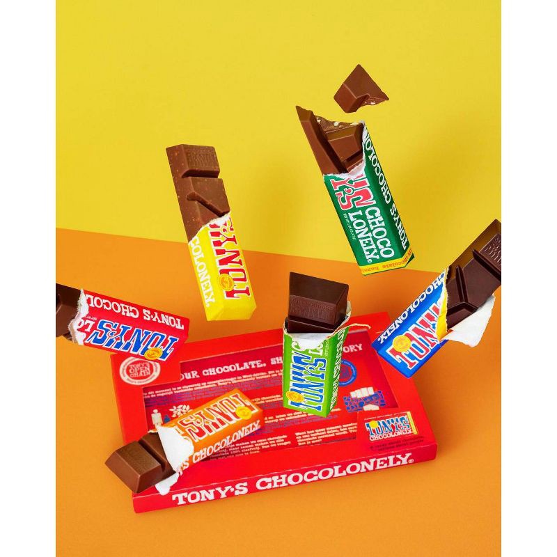 slide 3 of 7, Tony's Chocolonely Tony's Chocolate Sampler Pack Candy - 10.16oz/6ct, 10.16 oz, 6 ct
