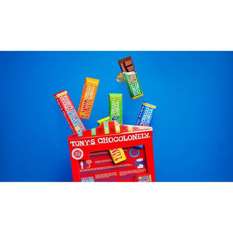 slide 5 of 7, Tony's Chocolonely Tony's Chocolate Sampler Pack Candy - 10.16oz/6ct, 10.16 oz, 6 ct