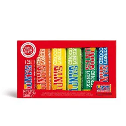 Tony's Chocolonely Tony's Chocolate Sampler Pack Candy - 10.16oz/6ct