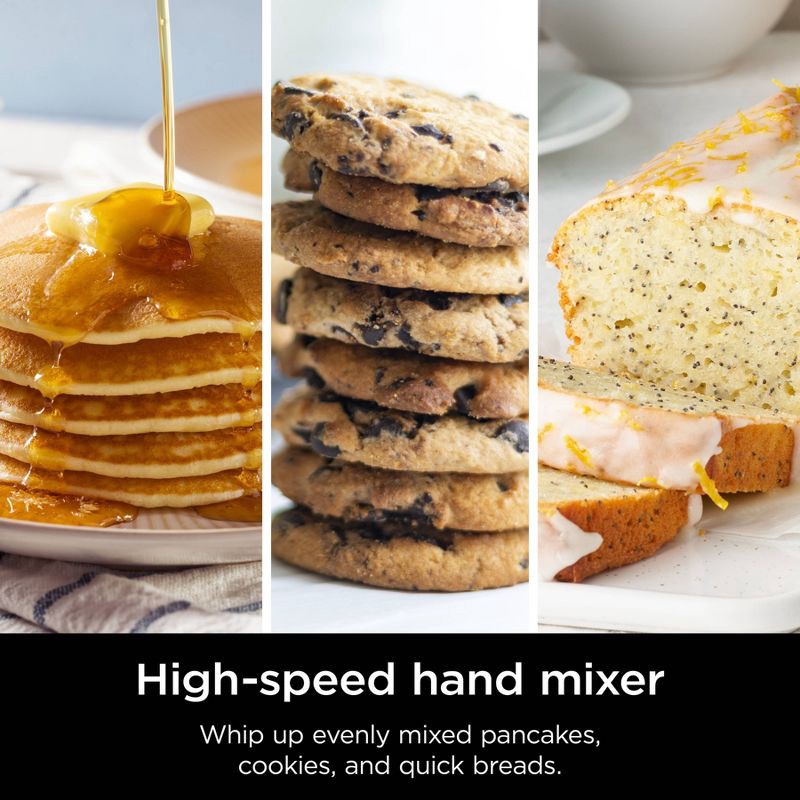 slide 4 of 11, Ninja Foodi Power Mixer System with Hand Blender & Hand Mixer Combo and 3-Cup Blending Vessel - CI101: Immersion Blender, 5 Speeds, Whisk, 1 ct