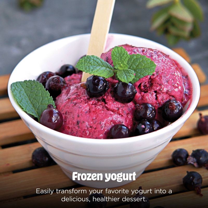 slide 11 of 16, Ninja 0.5qt Stainless Steel Creami Silver: Deluxe Ice Cream Maker, 800W, Yogurt & Sorbet, Dishwasher-Safe, 1/2 qt