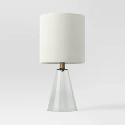 Glass Cone Mini Table Lamp Clear - Threshold