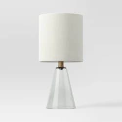 Glass Cone Mini Table Lamp Clear - Threshold