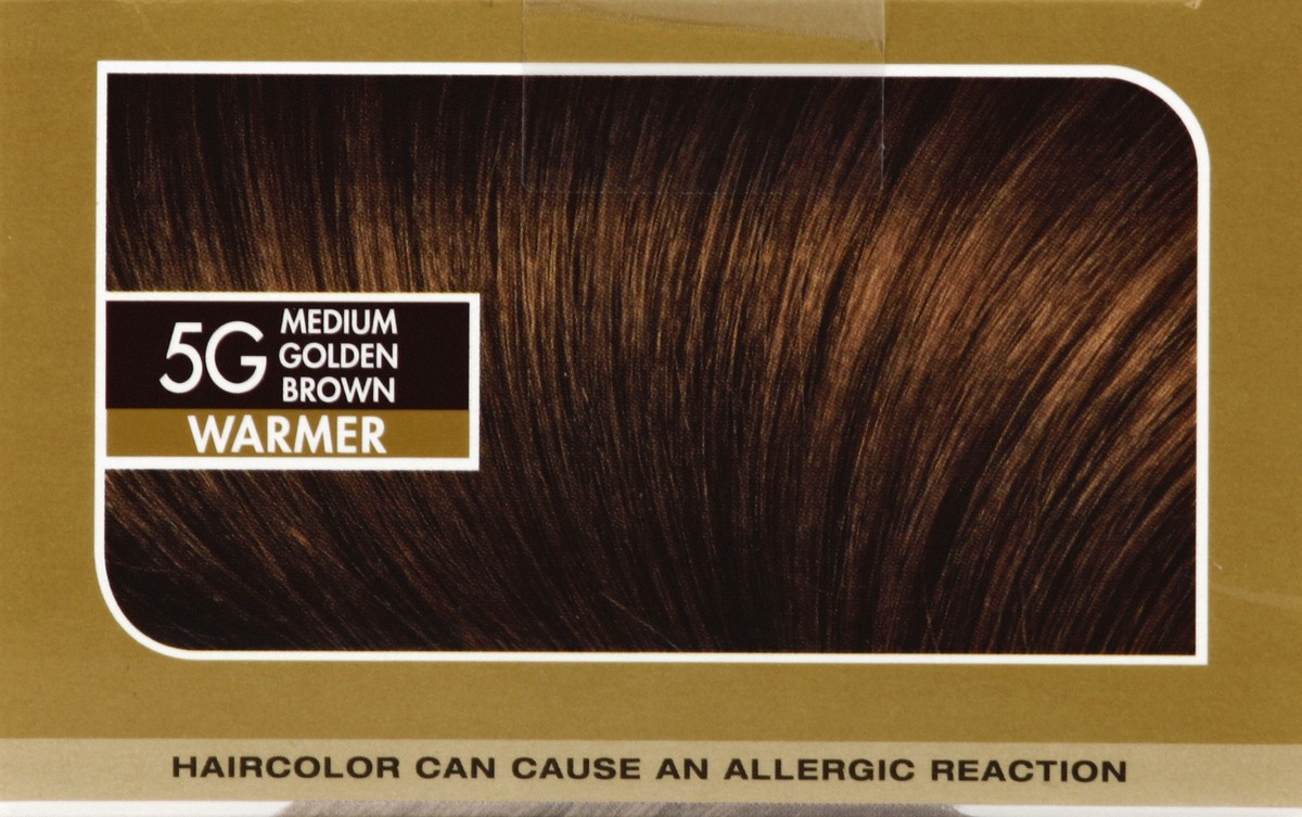 slide 5 of 7, L'Oréal Superior Preference # Medium Golden Brown Permanent Hair Dye, 1 ct