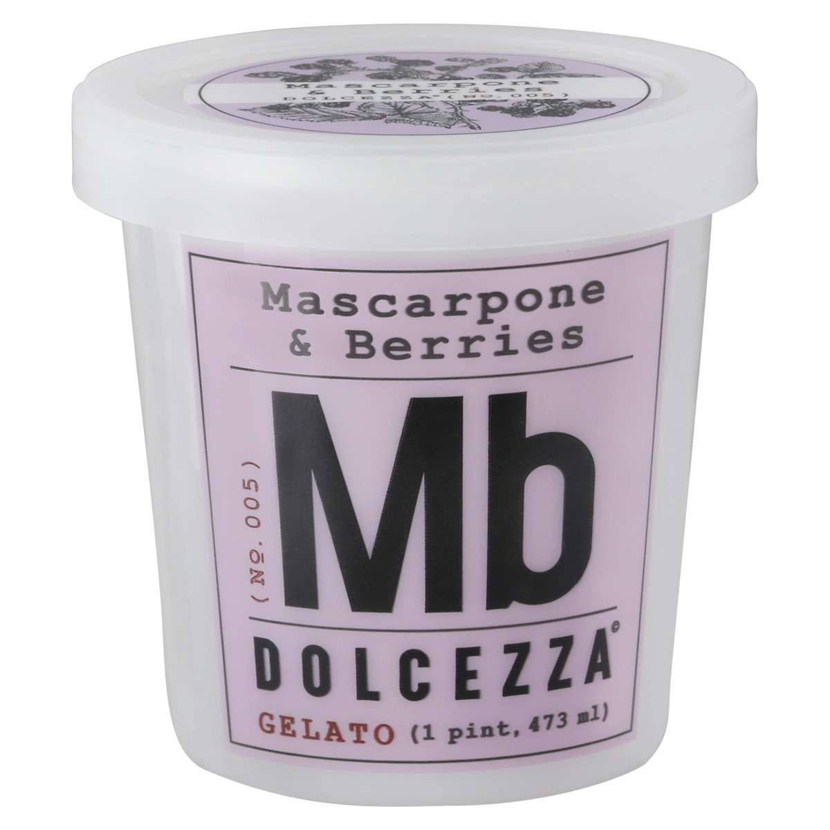 slide 1 of 12, Dolcezza Gelato Pints Llc Marscapone & Berries Gelato, 16 oz