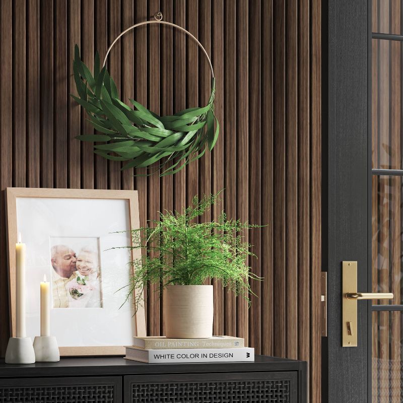 slide 2 of 4, 11" x 14" Matted to 5" x 7" Poster Frame Light Wood - Threshold™: Modern MDF Wall Decor, 1 ct