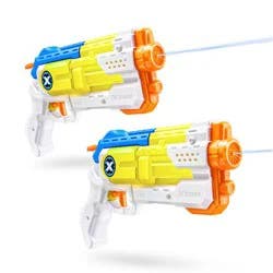 XSHOT Water Fast-Fill Micro Water Blaster Toy 2pk by ZURU: Manual ABS Blasters for Kids 5+