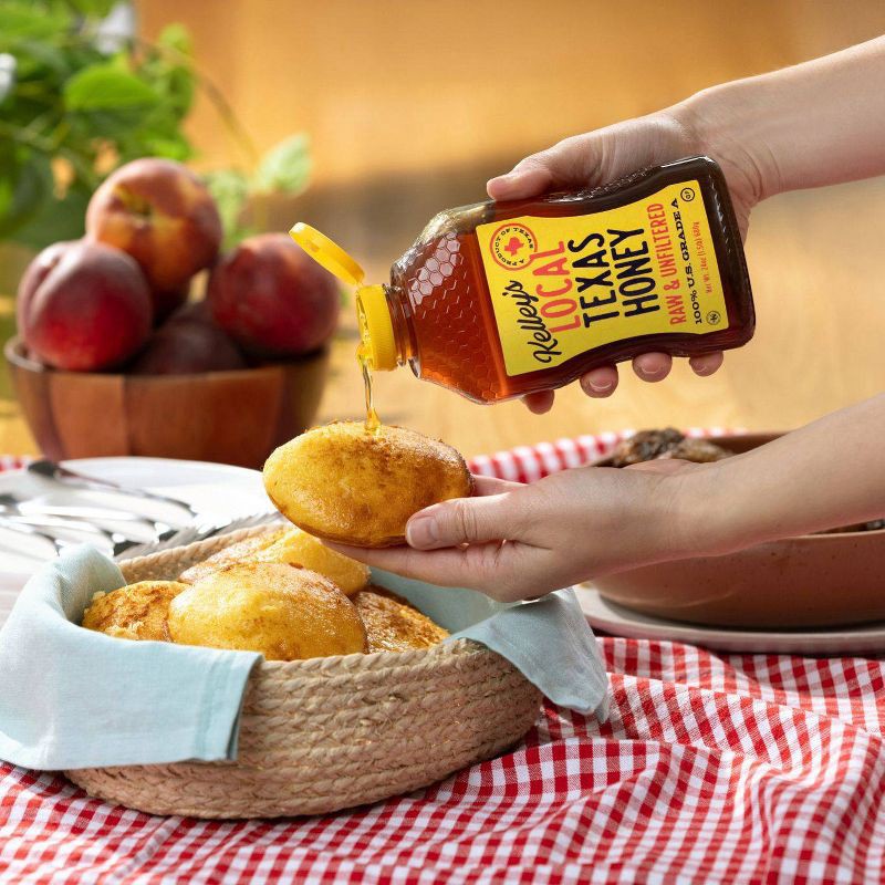 slide 5 of 6, Kelley's TEXAS HONEY Kelley's Local Texas Raw & Unfiltered Honey - 24oz, 24 oz