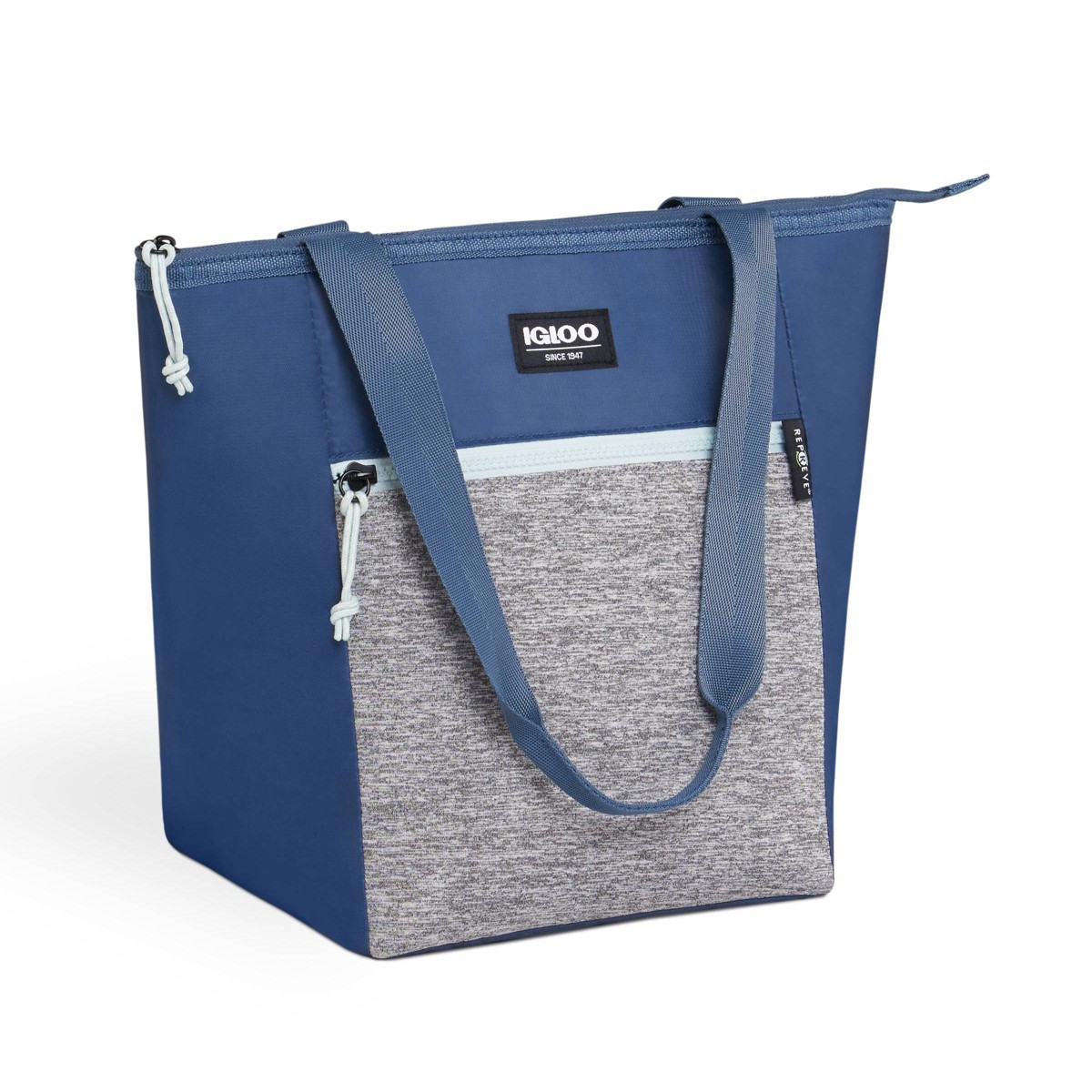 slide 7 of 8, Igloo Repreve Active Classic Lunch Tote with Pack In - Blue Sea/Mist, 1 ct