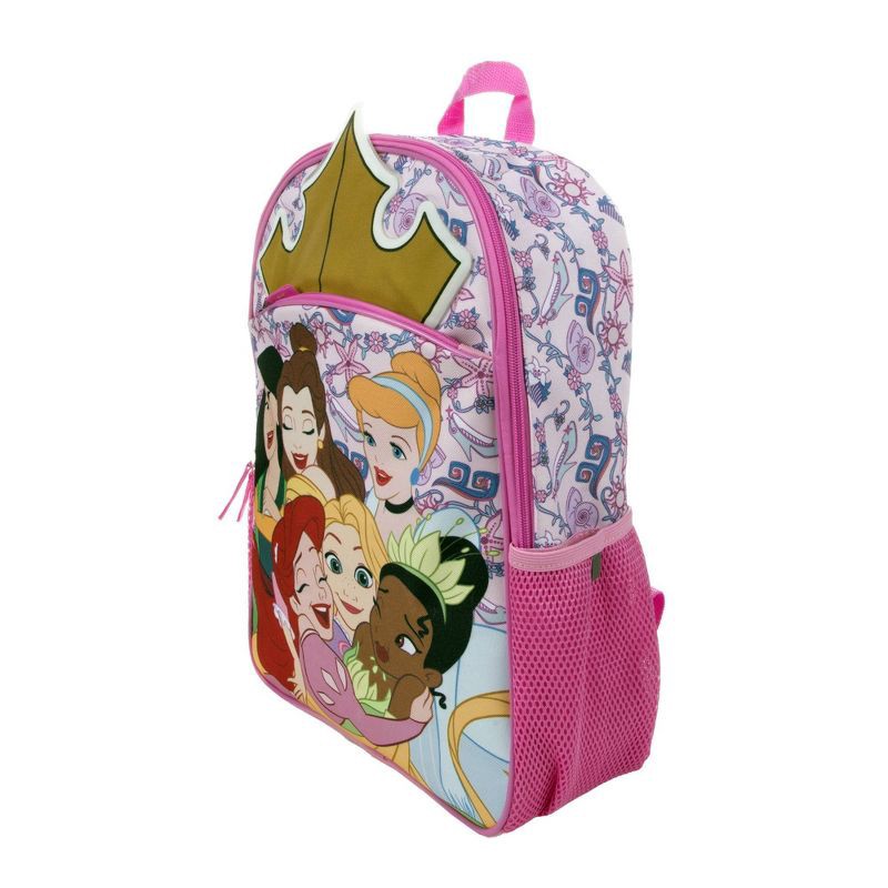 slide 3 of 6, Disney Princess Kids' 16" Backpack - Pink, 1 ct