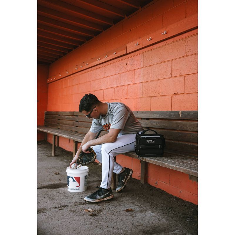 slide 18 of 20, Titan by Arctic Zone Fridge Cold Molded Lunch Box with Ice Walls - Black/Silver, 1 ct