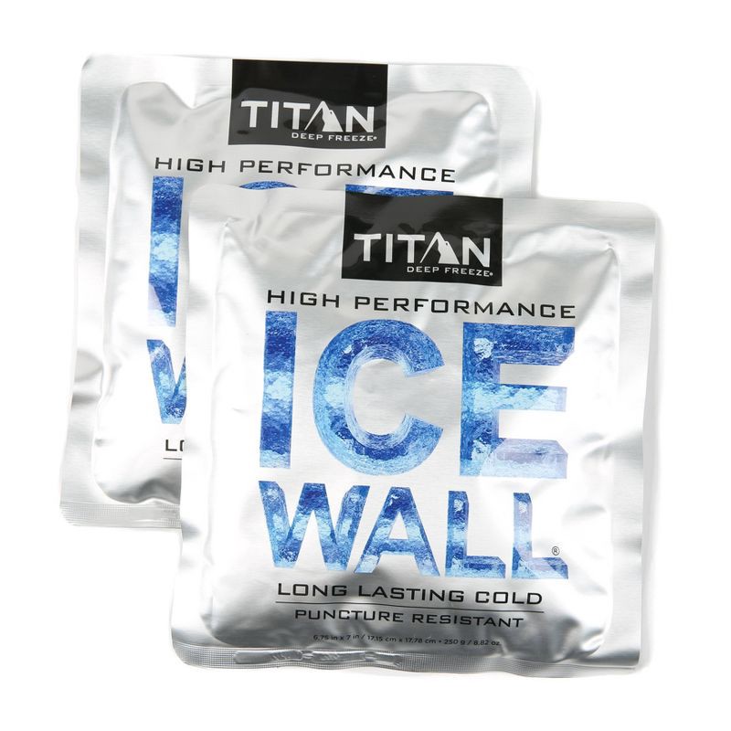 slide 7 of 20, Titan by Arctic Zone Fridge Cold Molded Lunch Box with Ice Walls - Black/Silver, 1 ct