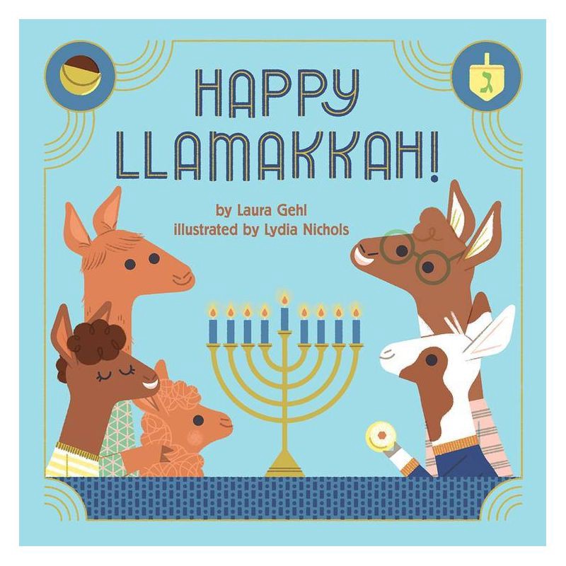 slide 1 of 1, Abrams Happy Llamakkah!: A Hanukkah Story - by Laura Gehl (Board Book), 1 ct