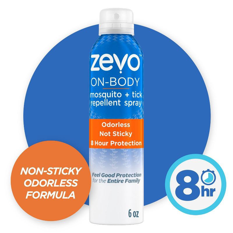 slide 4 of 12, Zevo 6oz On Body Aerosol, 6 oz