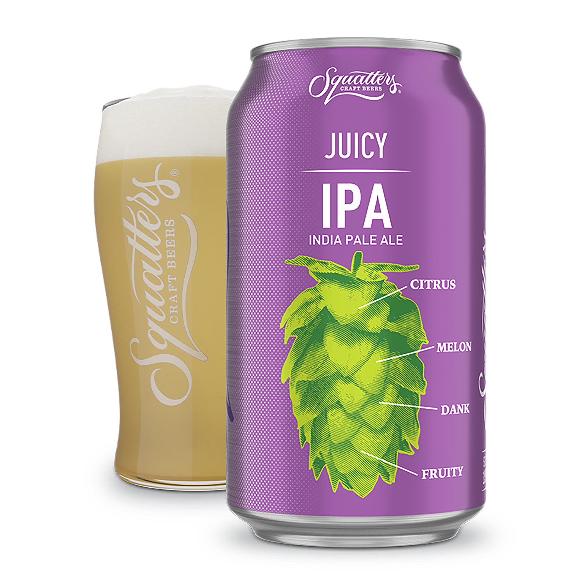 slide 5 of 9, Squatters Juicy IPA 6 Pack 12 fl oz Can, 12 oz