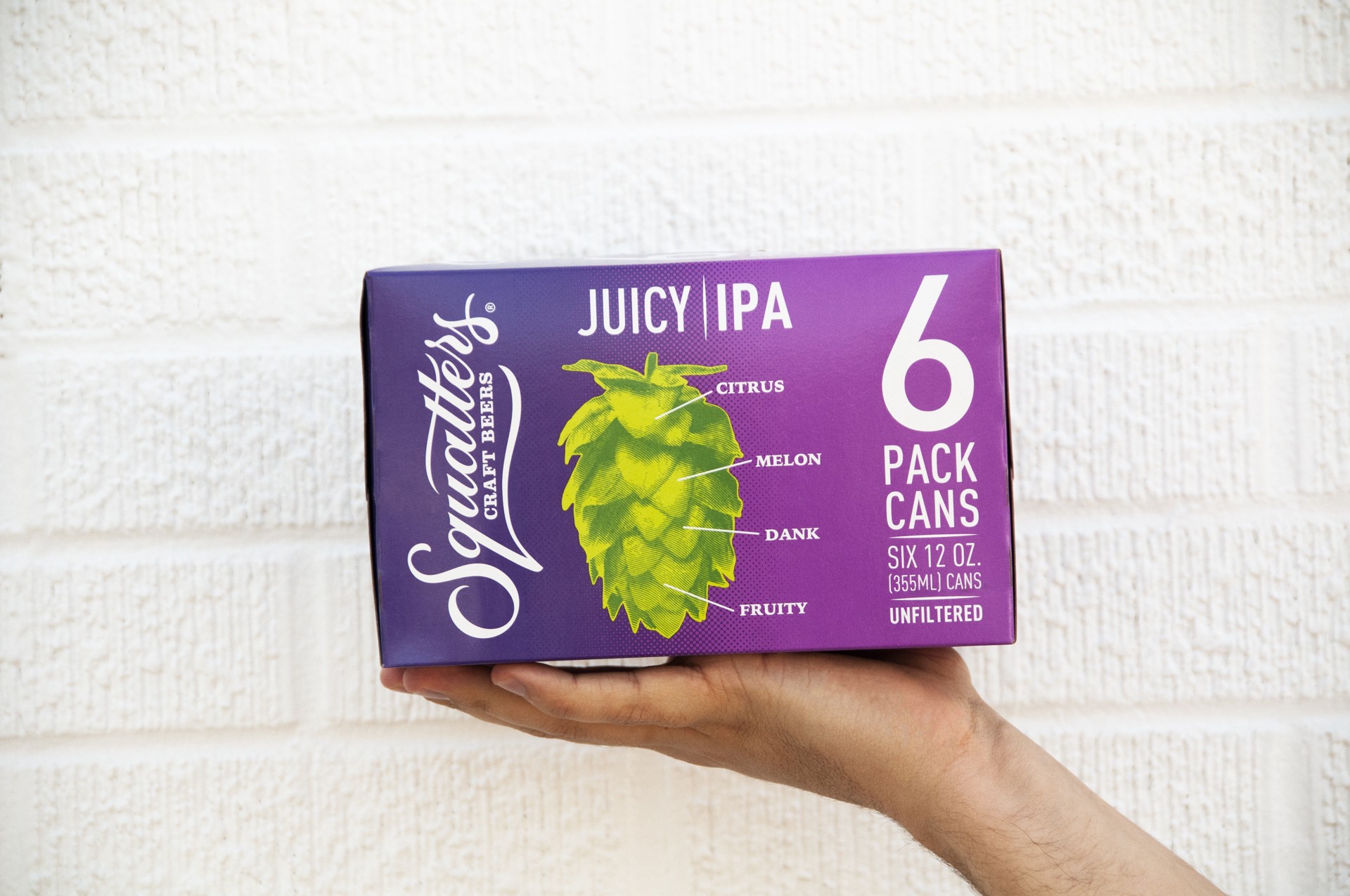 slide 6 of 9, Squatters Juicy IPA 6 Pack 12 fl oz Can, 12 oz