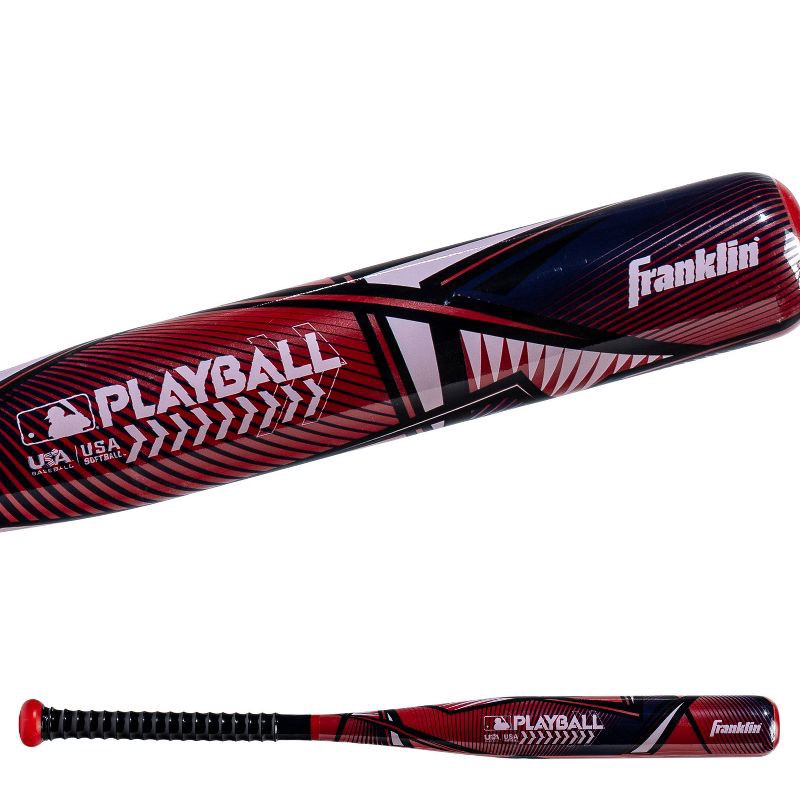 slide 3 of 7, MLB Playball 30" Slammin Toy Baseball Set - 2pc: Outdoor Toy for Kids, Includes Bat & Ball, 2 ct