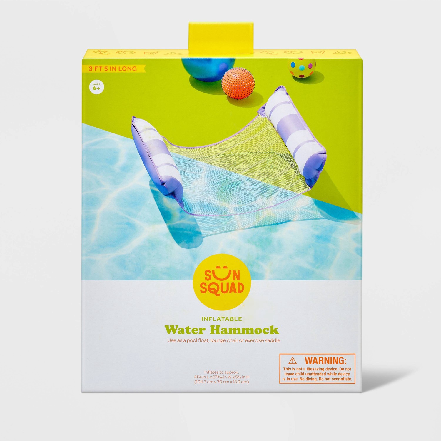 Hammock Pool Float Violet Sun Squad 1 ct Shipt