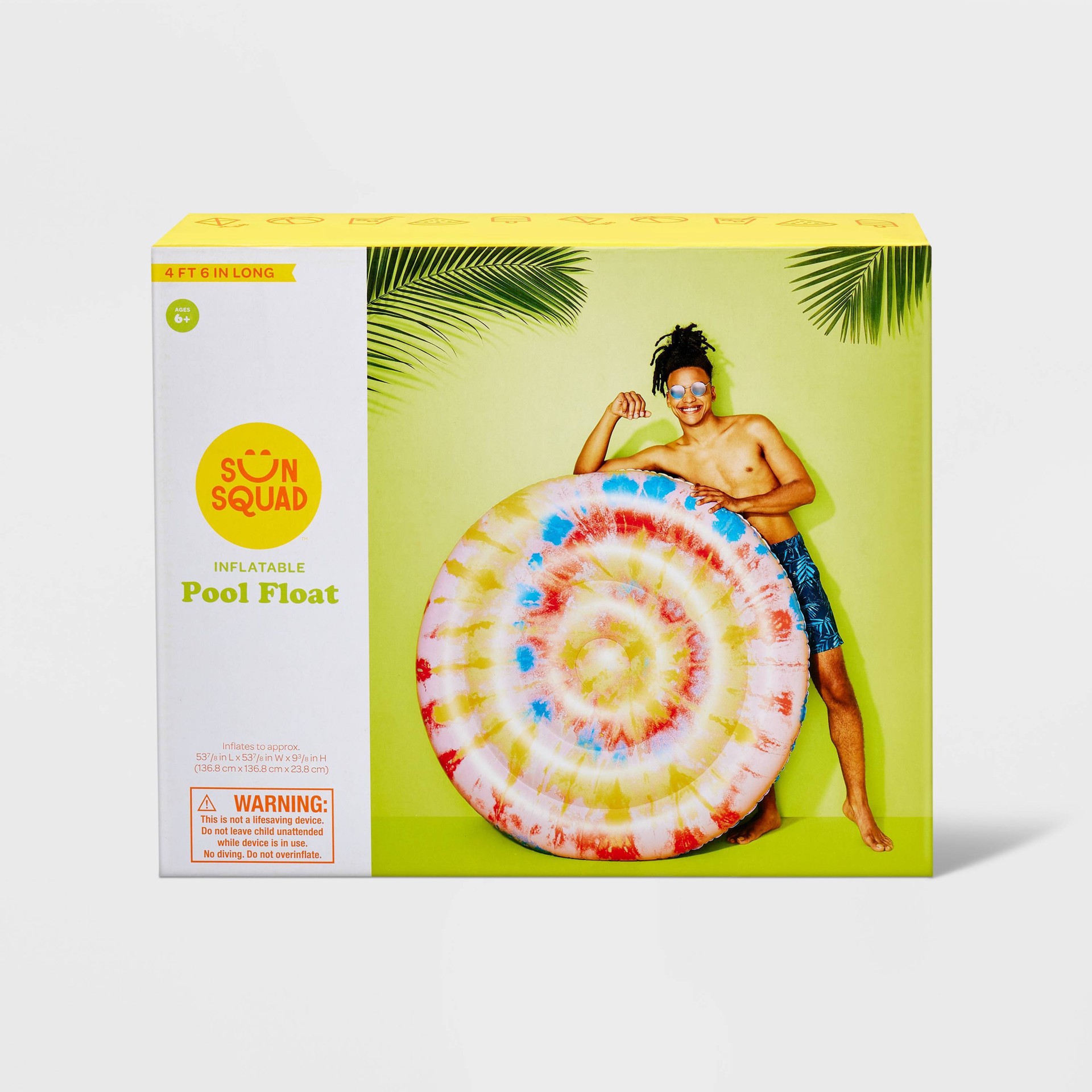 Pool Float TieDye Sun Squad 1 ct Shipt