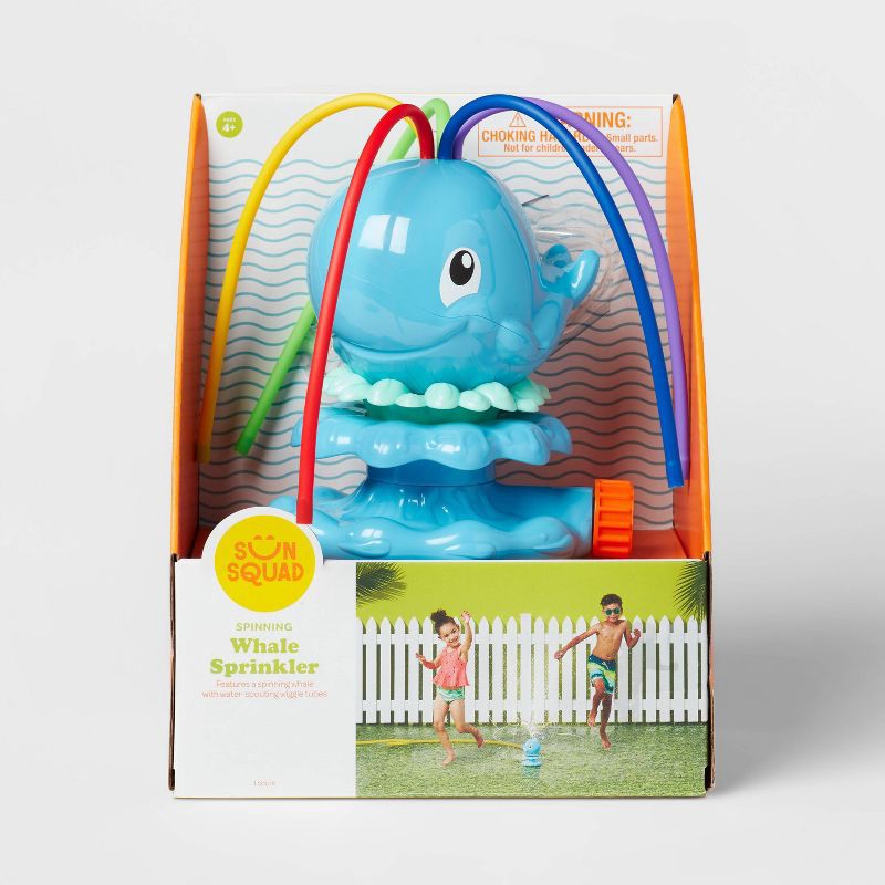 slide 5 of 5, Kids' Whale Wiggle Tube Sprinkler - Sun Squad™, 1 ct