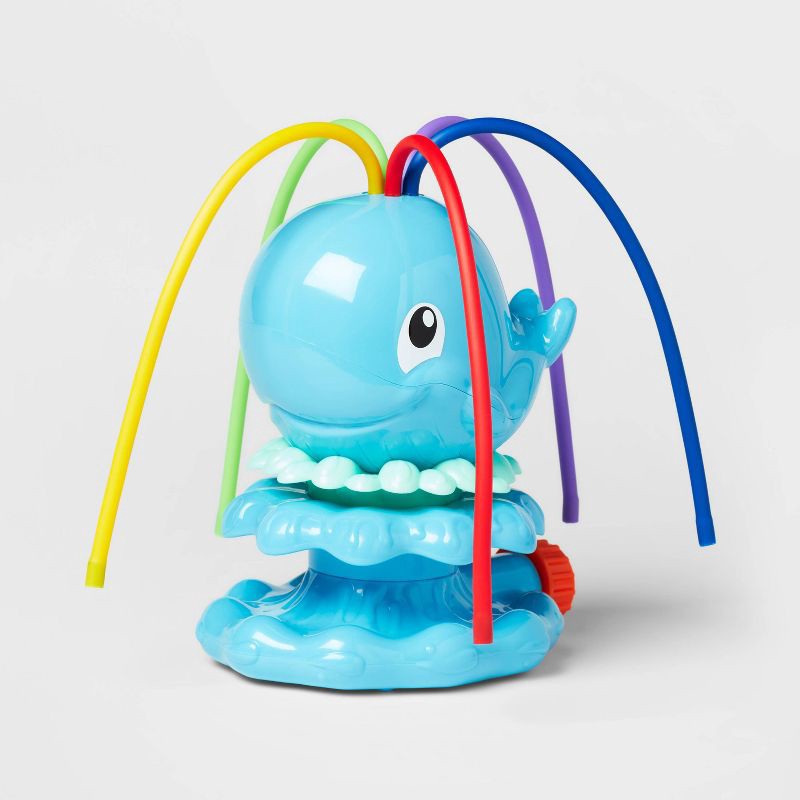 slide 1 of 5, Kids' Whale Wiggle Tube Sprinkler - Sun Squad™, 1 ct