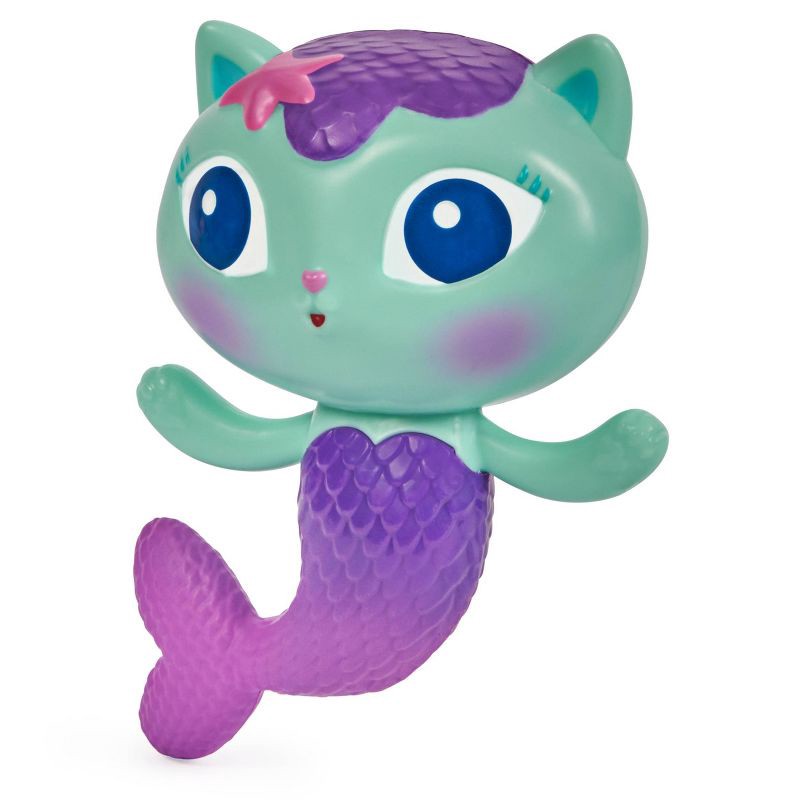 slide 6 of 7, Swimways Gabby's Dollhouse Pool Floatin' Figures - Mercat: Pool Game Toy for Kids, 1 ct