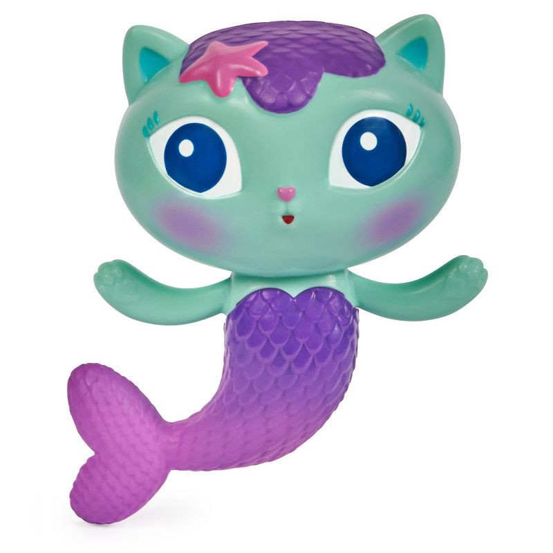 slide 1 of 7, Swimways Gabby's Dollhouse Pool Floatin' Figures - Mercat: Pool Game Toy for Kids, 1 ct