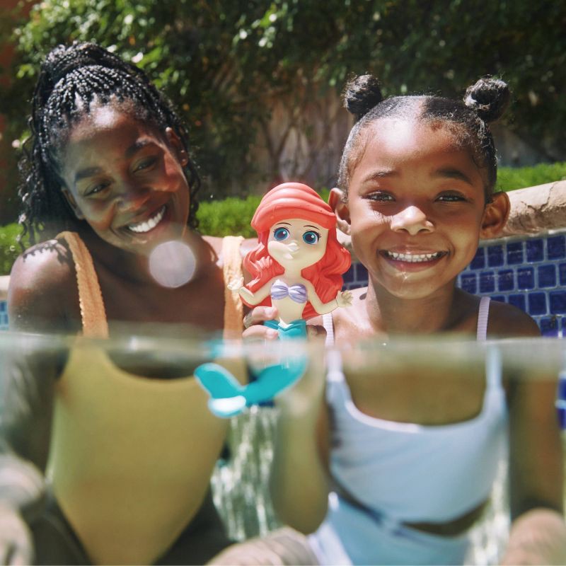 slide 3 of 8, Swimways Disney Princess Floatin' Figures - Ariel: PVC Pool Game Toddler Toy, 1 ct