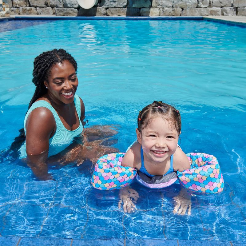 slide 2 of 7, Swimways Ariel Disney Princess Swim Trainer Life Jacket: Polyester Safety Vest, 1 ct