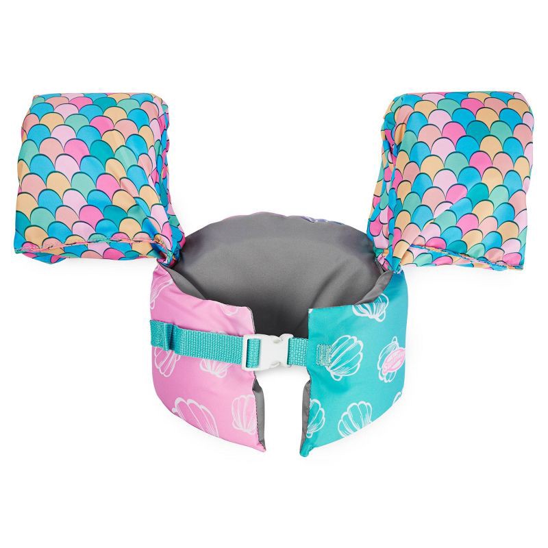 slide 5 of 7, Swimways Ariel Disney Princess Swim Trainer Life Jacket: Polyester Safety Vest, 1 ct