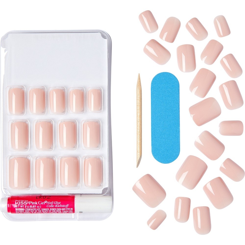 slide 2 of 6, KISS Products Gel Fantasy Fake Nails - Midnight Snacks - 36ct, 36 ct