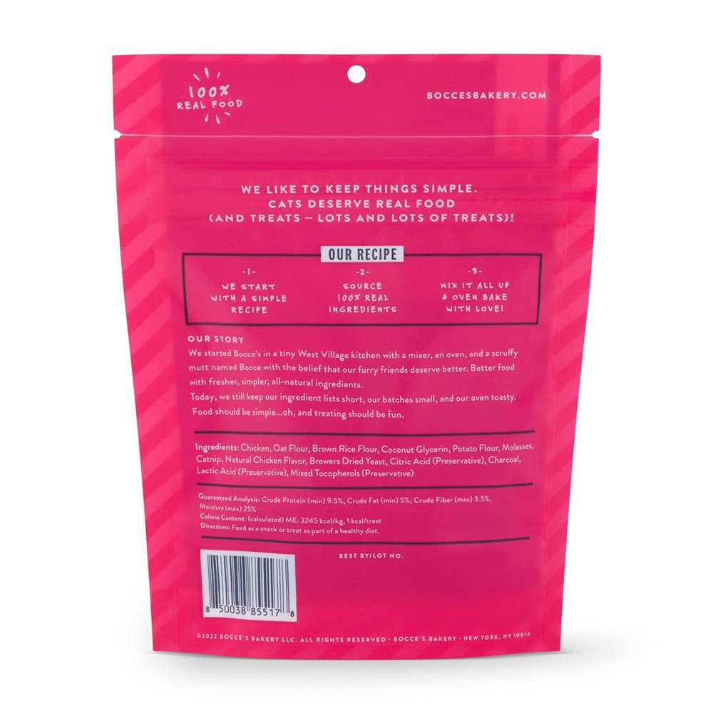 slide 2 of 3, Bocce's Bakery Lumps of Catnip Chewy with Bone Marrow and Chicken Flavor Cat Treat - 2oz, 2 oz