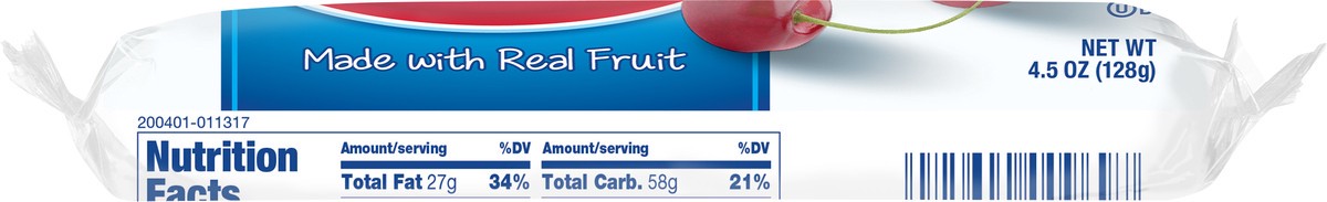 slide 6 of 10, Tastykake Glazed Cherry Pie, Individually Wrapped Snack Pie, Fruit Pie- 4.5 oz, 4.5 oz