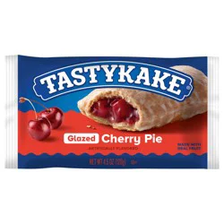 Tastykake Glazed Cherry Pie, Individually Wrapped Snack Pie, Fruit Pie- 4.5 oz