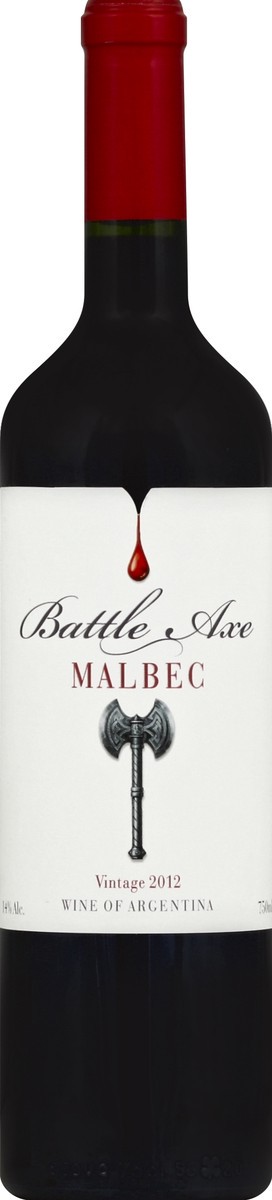 slide 2 of 2, Battle Axe Malbec 750 ml, 750 ml