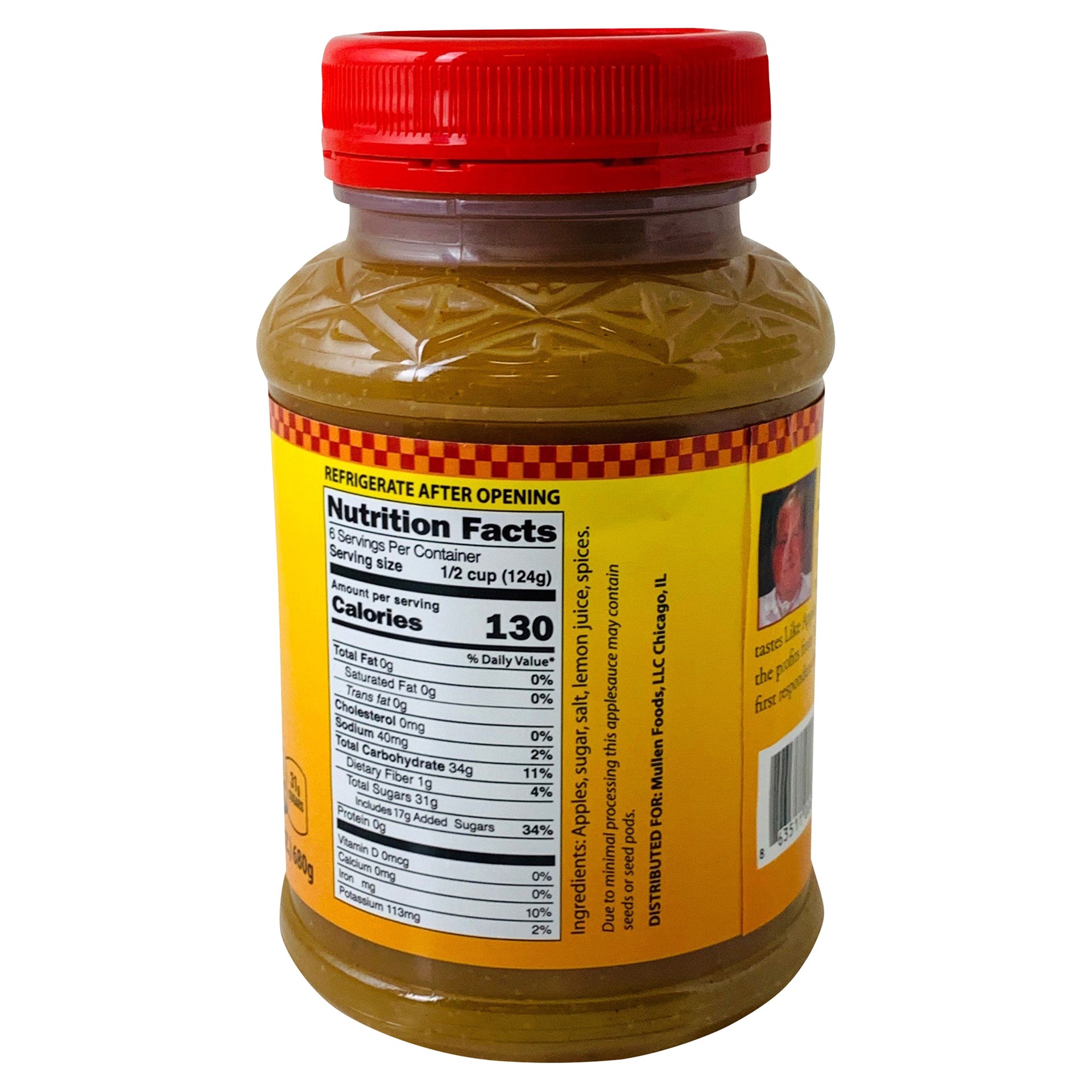 slide 3 of 5, Mullen's Thick & Chunky Original Applesauce - 24 oz, 24 oz