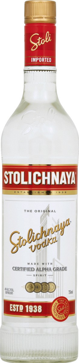 slide 2 of 3, Stolichnaya Vodka, 750 ml