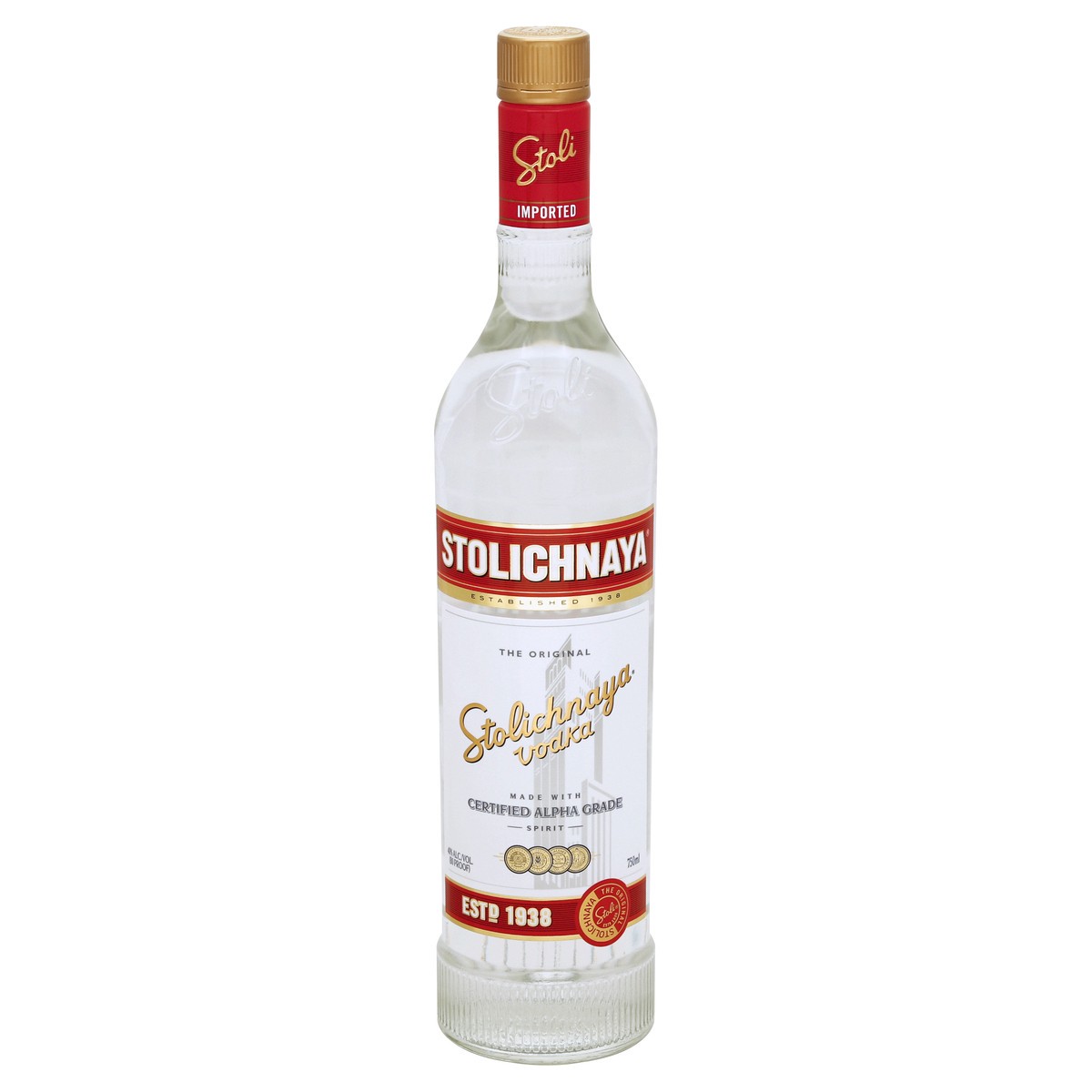 slide 3 of 3, Stolichnaya Vodka, 750 ml