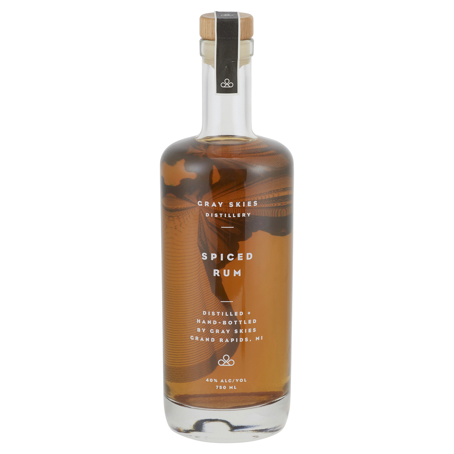slide 1 of 2, OTHER-ALCOHOLIC BEVERAGES Gray Skies Distillery Spiced Rum, 750 ml