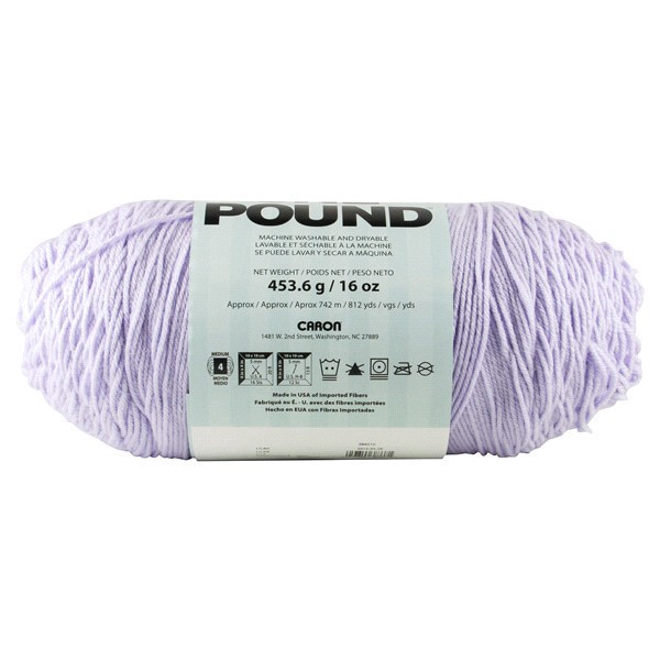 slide 10 of 13, Caron One Pound Yarn, Lilac, 1 ct