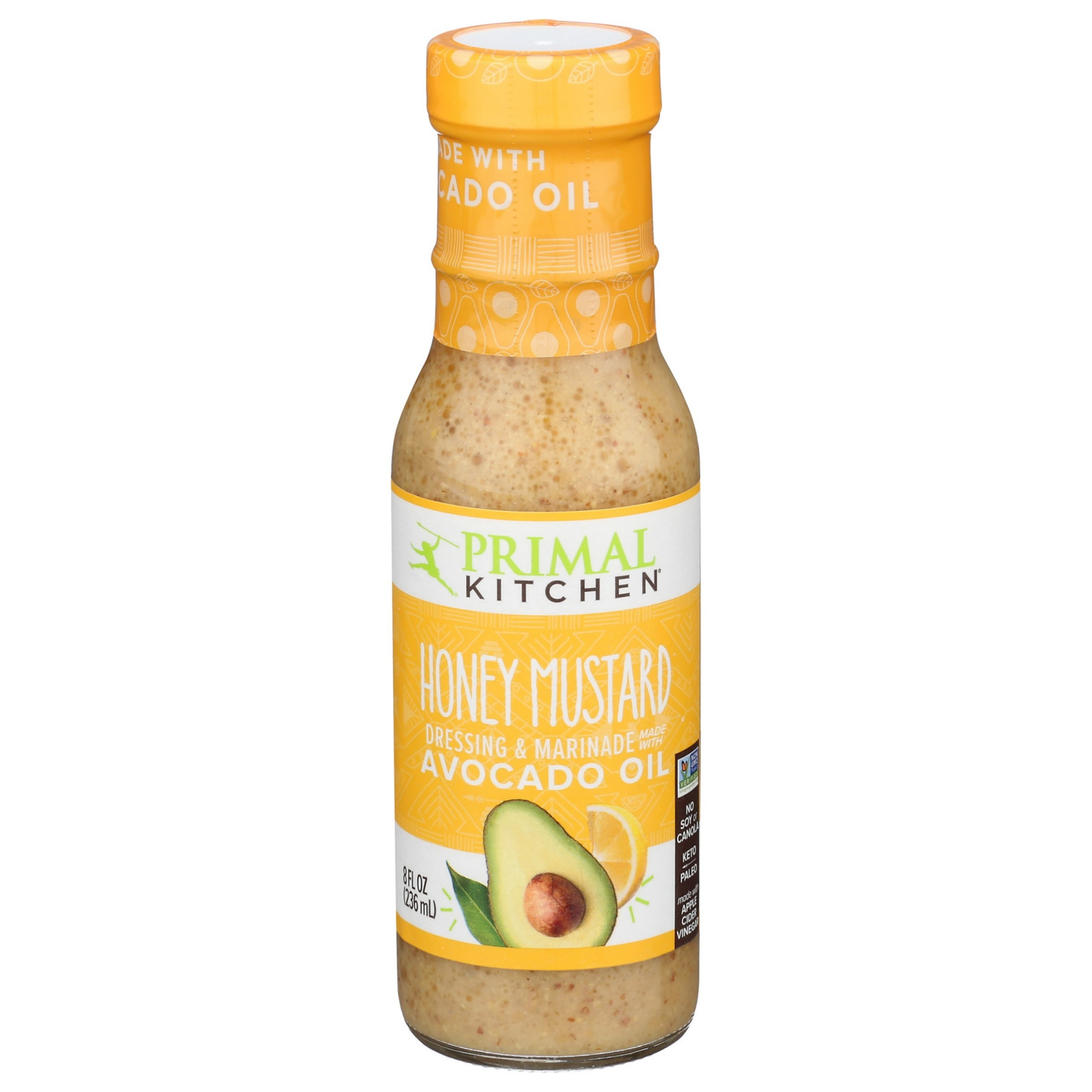 slide 1 of 2, Primal Kitchen Honey Mustard Dressing & Marinade 8 fl oz, 8 oz