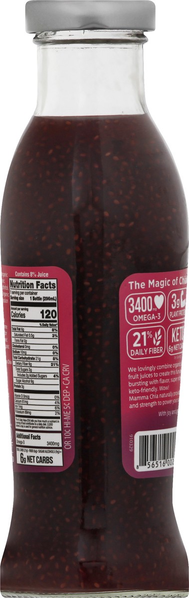 slide 9 of 12, Mamma Chia Organic Raspberry Passion Chia Beverage - 10 oz, 10 oz