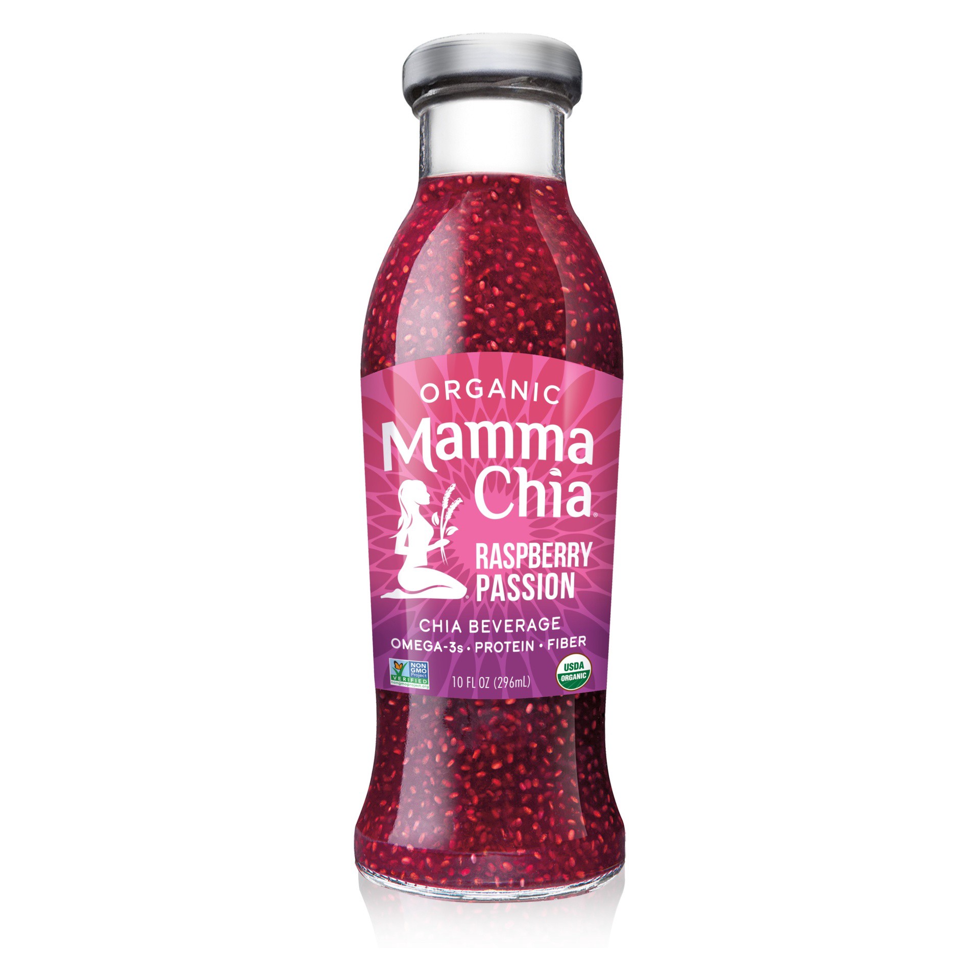 slide 1 of 12, Mamma Chia Organic Raspberry Passion Chia Beverage - 10 oz, 10 oz