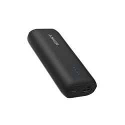 Anker 5000mAh Power Bank PowerCore 5K 12W 1A1C - Black: Dual Output, USB & USB-C