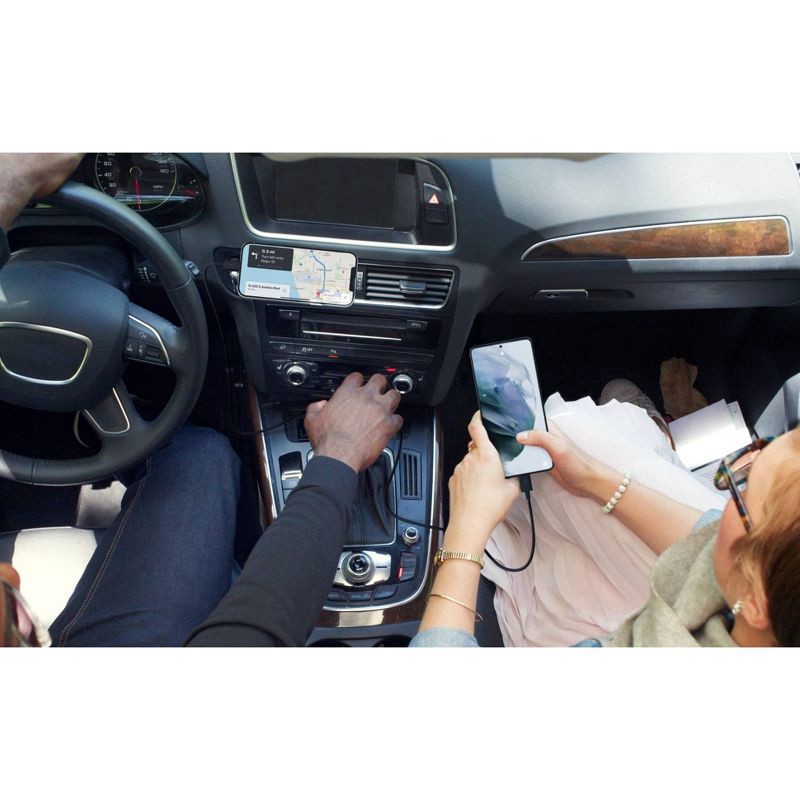 Belkin 2Port 37W USBC/USBA Power Delivery Car Charger with 3.3' USB