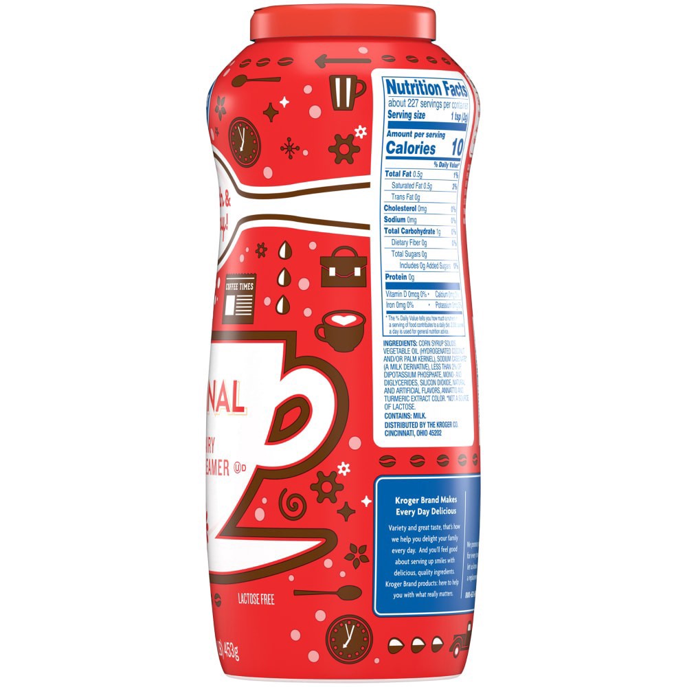 slide 2 of 3, Kroger Original Non-Dairy Coffee Creamer, 16 oz