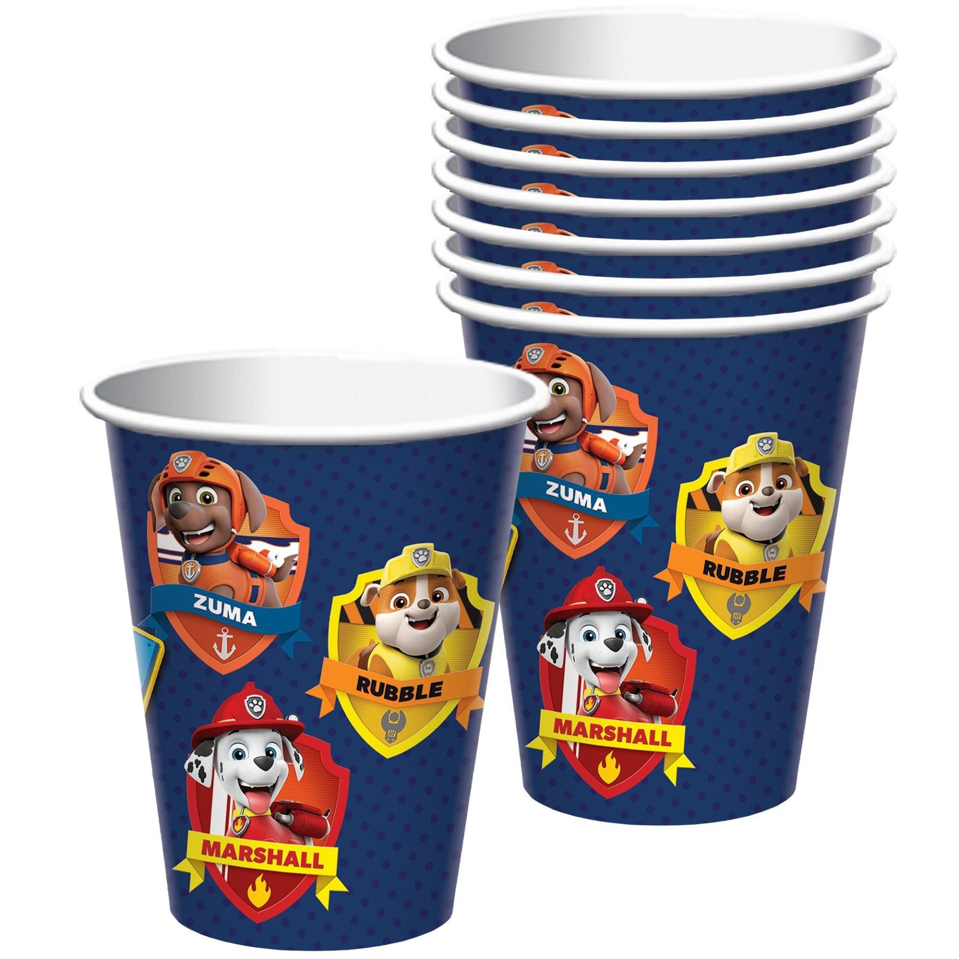 slide 1 of 1, Party City PAW Patrol Adventures Cups, 8 ct